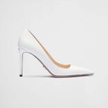 Prada Women Patent Leather Pumps-White