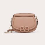 Valentino Women Vsling Shoulder Bag in Grainy Calfskin-Pink