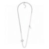 Dior Women 30 Montaigne Long Necklace Silver-Finish Metal and Silver-Tone Crystals