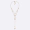 Dior Women Dior Métamorphose Necklace Gold-Finish Metal and White Resin Pearls