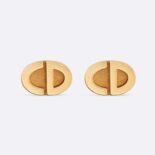 Dior Women Forever Dior Stud Earrings Gold-Finish Metal
