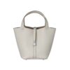 Hermes Women Picotin Lock 22cm in Cowhide leather-White