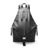 Loewe Men Convertible Backpack in Classic Calfskin-Black