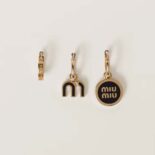 Miu Miu Women Set of Enameled Metal Earrings
