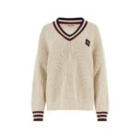 Miu Miu Women Embroidered cotton T-shirt