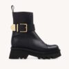 Chloe Women Owena Ankle Boots-Black CHC23A893EX001