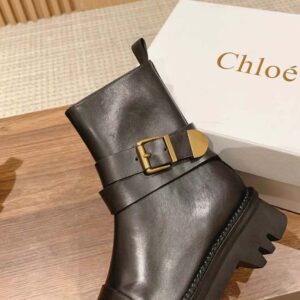 Chloe Women Owena Ankle Boots-Black CHC23A893EX001