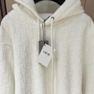 Dior Women Dior Oblique Hooded Sweatshirt Relaxed Fit-113J631A0684