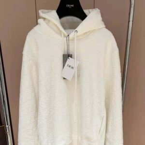 Dior Women Dior Oblique Hooded Sweatshirt Relaxed Fit-113J631A0684