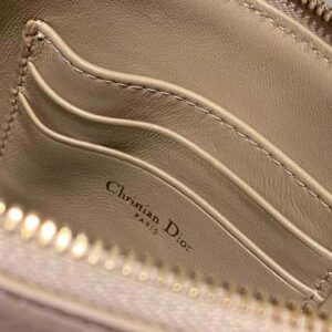 Dior Women Saddle Shoulder Pouch Biscuit Goatskin