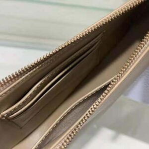 Dior Women Saddle Shoulder Pouch Biscuit Goatskin