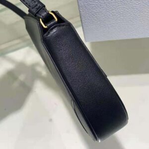Dior Women Saddle Shoulder Pouch Black Goatskin