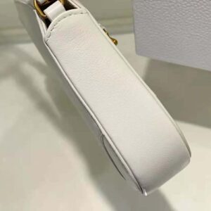 Dior Women Saddle Shoulder Pouch Latte Goatskin