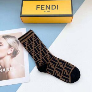 Fendi Women Multicolor Terrycloth Socks-FXZ539A5NRF0QE1