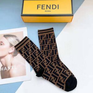Fendi Women Multicolor Terrycloth Socks-FXZ539A5NRF0QE1