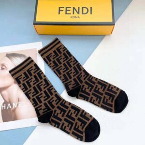 Fendi Women Multicolor Terrycloth Socks-FXZ539A5NRF0QE1