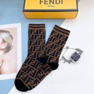 Fendi Women Multicolor Terrycloth Socks-FXZ539A5NRF0QE1