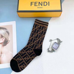 Fendi Women Multicolor Terrycloth Socks-FXZ539A5NRF0QE1