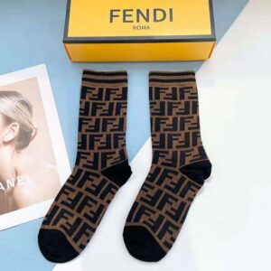 Fendi Women Multicolor Terrycloth Socks-FXZ539A5NRF0QE1