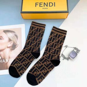 Fendi Women Multicolor Terrycloth Socks-FXZ539A5NRF0QE1