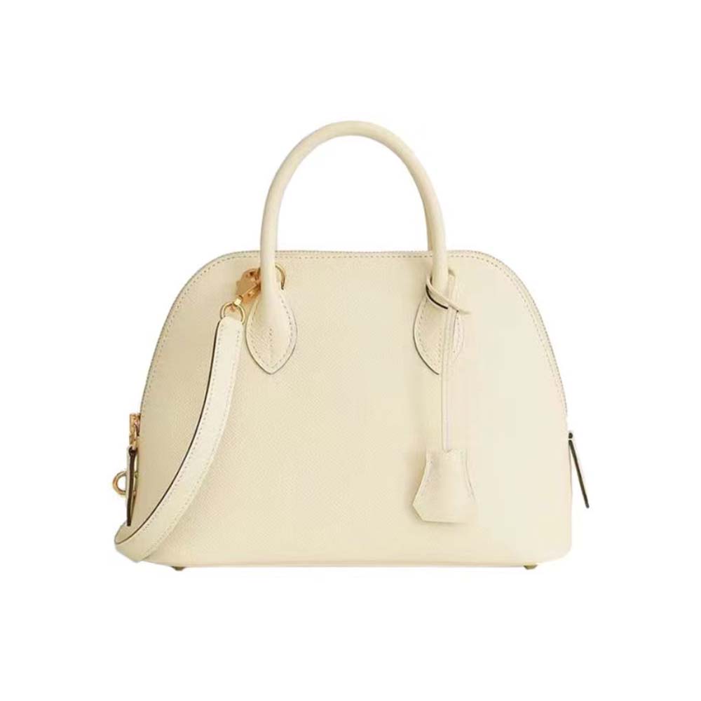 Hermes Unisex Bolide 1923 Bag in Epsom Calfskin-Beige