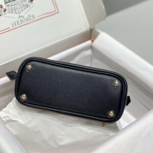 Hermes Unisex Bolide 1923 Bag in Epsom Calfskin-BlackGold