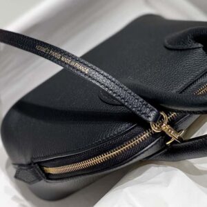 Hermes Unisex Bolide 1923 Bag in Epsom Calfskin-BlackGold