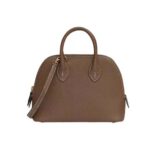 Hermes Unisex Bolide 1923 Bag in Epsom Calfskin-Brown/Gold