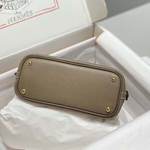 Hermes Unisex Bolide 1923 Bag in Epsom Calfskin-BrownGold