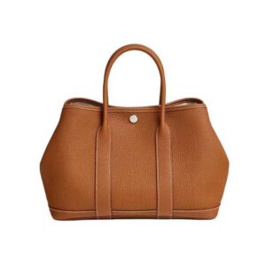 Hermes Unisex Garden Party 30 Voyage Bag-Brown