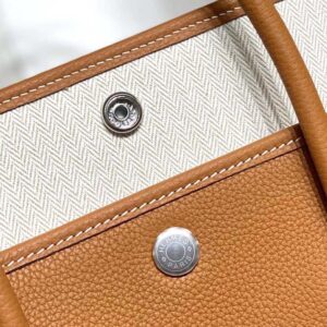 Hermes Unisex Garden Party 30 Voyage Bag-Brown