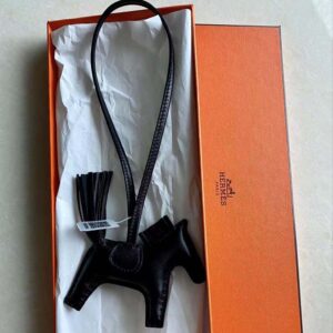 Hermes Unisex Rodeo MM Charm-Black H064929CAAJ