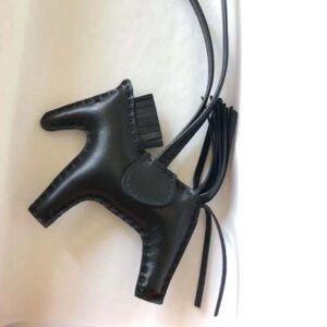 Hermes Unisex Rodeo MM Charm-Black H064929CAAJ