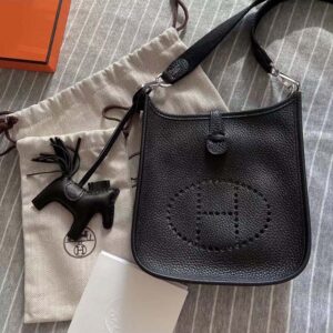 Hermes Unisex Rodeo MM Charm-Black H064929CAAJ