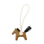 Hermes Unisex Rodeo MM Charm-Brown H064929CADI