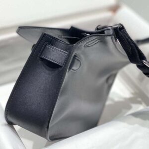Hermes Women Jyspiere in Evercolor Leather-Black/Silver