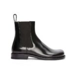 Loewe Men Campo Chelsea Boot in Brushed Calfskin-Black M816S05X24