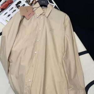 Miu Miu Women Poplin Shirt-MK1693_10RG_F0A08