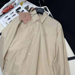 Miu Miu Women Poplin Shirt-MK1693_10RG_F0A08