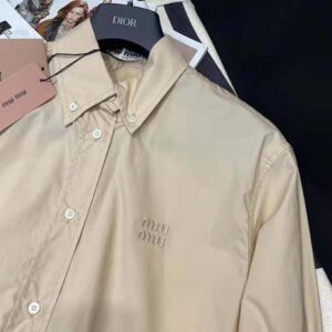 Miu Miu Women Poplin Shirt-MK1693_10RG_F0A08