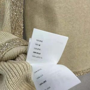 Miu Miu Women Silk Knit Top-Beige MMV155_13Q1_F0061