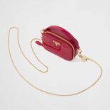 Prada Women Patent Leather Mini-pouch-Red F0E06