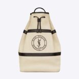 Saint Laurent YSL Women Rive Gauche Sling Bag in Smooth Leather-White