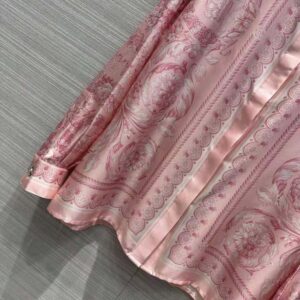 Versace Women Barocco Silk Shirt-Pink 1A10053