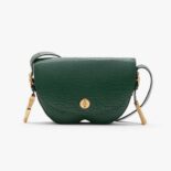 Burberry Women Chess Satchel-Dark Green 80775791