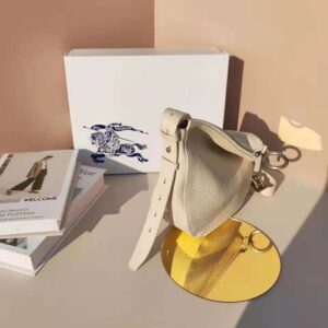 Burberry Women Small Knight Bag-White 80816761