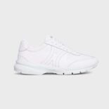 Celine Unisex Runner Cr-02 Low Lace-up Sneaker in Calfskin-White