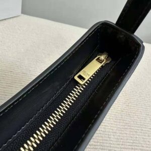 Celine Women Medium Tilly Bag in Shiny Calfskin-Black