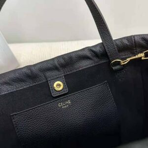 Celine Women Small Cabas Drawstring Cuir Triomphe in Grained Calfskin