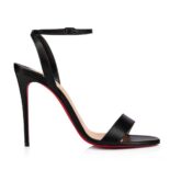 Christian Louboutin Women Loubigirl 100 mm Sandals Nappa leather-Black 3210851BK01